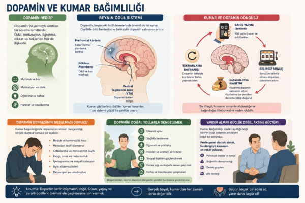 dopamin ve kumar ilişkisi